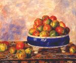 Apples in a dish 1883